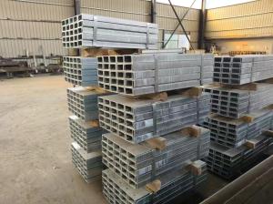 China Hot Rolled Galvanizing Steel PFC Beam Steel 380 X 100 For Retaining Wall Construction factory
