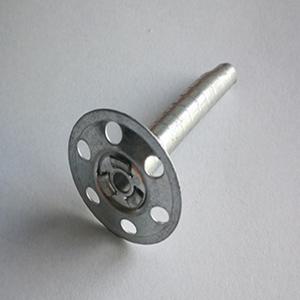 China Silver Color Metal Insulation Fixings , Mechanical Fasteners For Rigid Insulation factory