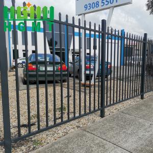 China 3030mm Height Metal Tubular Fencing Residential Galvanized Security Panel factory