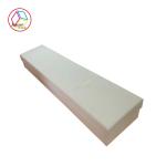 Luxury Pure White Long Craft Paper Gift Box For Braclet Packaging