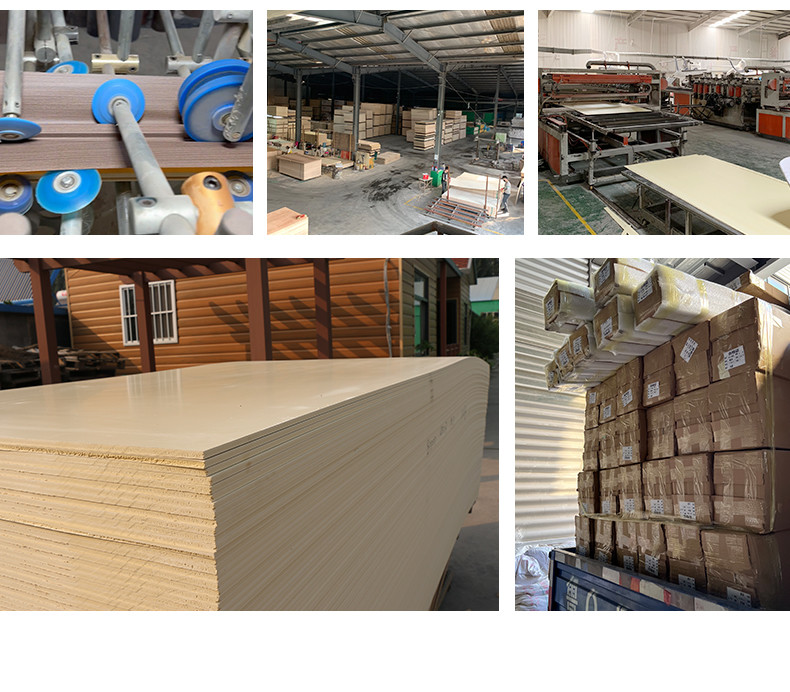 Bamboo Wood Fiber Fireproof Fabric PVC Wall Panels Water Resistant