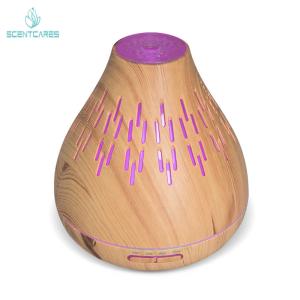 China 300ml ultrasonic aroma diffuser Wood Grain Aromatherapy Diffuser factory