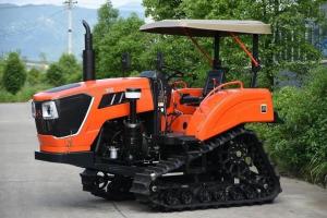 China Flexible Turning 90 hp Agricultural Crawler Tractor with High Working Efficiency factory