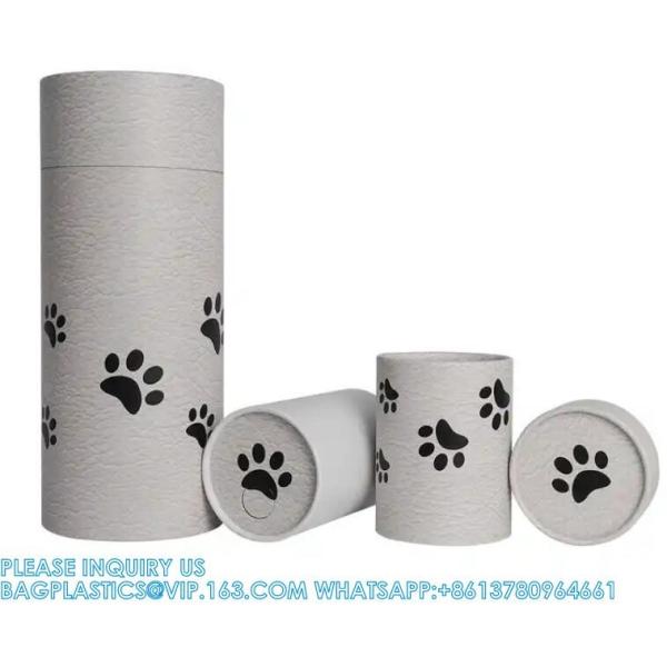 Funeral Supplie Cardboard Biodegradable Animal Coffin Casket Scatter Pod Paper Tube Cremation Ashes Pet Scatterinh Urn