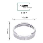 Round Air Conditioner Interface Fitting 150MM Abs Durable 155x43MM