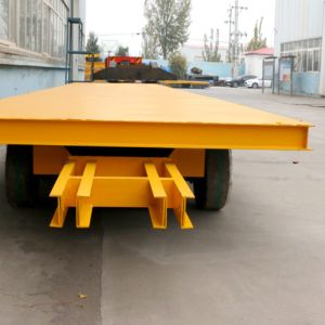 5t Yellow Four Side Rails Baggage Dolly Trailer Industrial Trailer