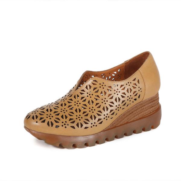 S403 Leather Shoes Handmade Toe Layer Cowhide High Quality Women'S Shoes Custom