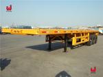 CCC Axle Truck Semi Trailers 40t Flatbed Tractor Trailer