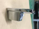 Universal Toilet Flush Handle , Silver Curved Rod Shaped Side Mount Toilet