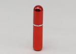 Oval Red Refillable Travel Perfume Spray Bottle Pocket Size Mini Perfume