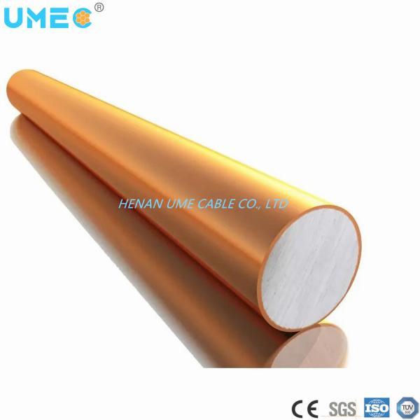 Round Wire Copper Clad Steel Wire for High Conductivity Overhead Transmission