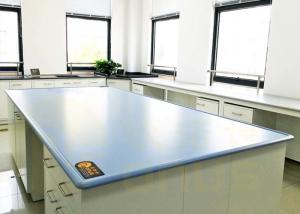 China High Performance Laboratory Bench Top , Epoxy Resin Worktop 0.031% Water Absorption 16/19/25mm thickness factory