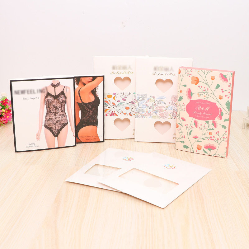 China Envelope Printed Paper Boxes Pantone CMYK Underwear Sock Packaging Box on sale