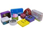 CMYK Square Biscuit Tin Box With Lid Food Storage Container