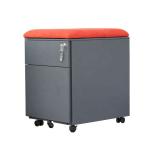 File Storage 2 Drawer Full Steel Metal Mobile Pedestal