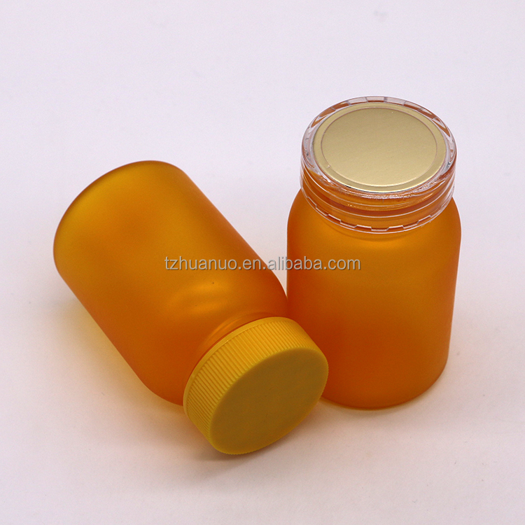 90ml PET Plastic Pill Bottle for Pill Powder Capsule Tablet Screw Cap and OEM Service