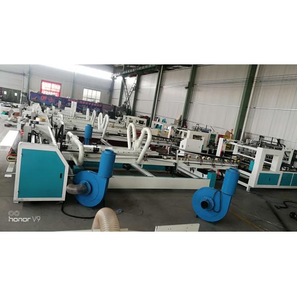 Fully Automatic Box Folder Gluer Machine For Corrugated Carton Gluing