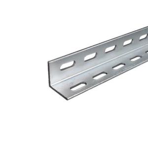 China Versatile Steel Slotted Galvanized Angle Iron 90 Degrees Construction System factory