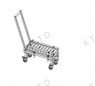 China KUTED Transport Trolley with 100kg Load Capacity and Square Tube SUS304 factory