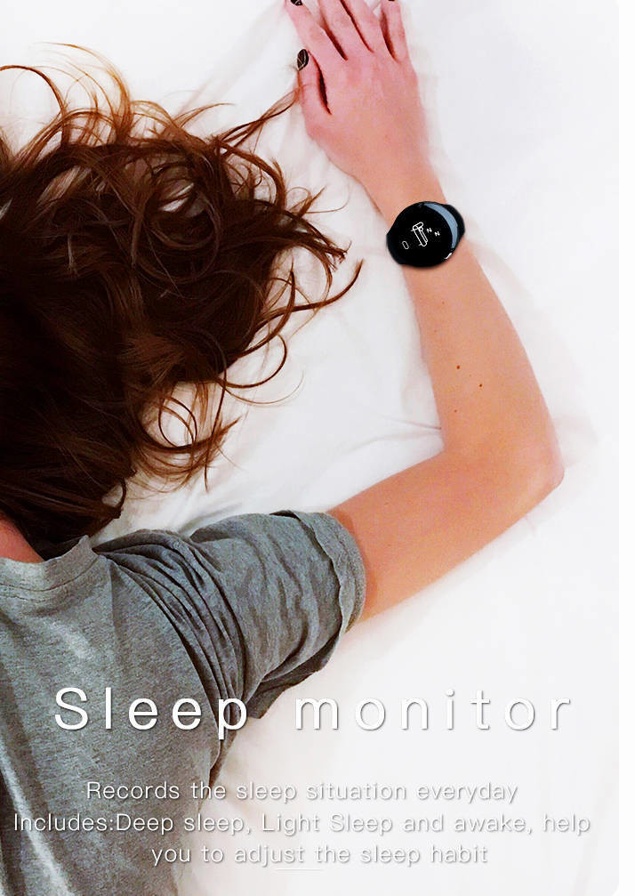 IP67 0.96inch Smart Bracelet Fitness Tracker Remote Camera Sleep Monitor