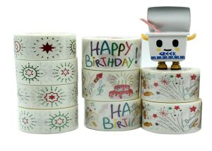 China No Residue Foil Washi Tape For Handicraft Scrapbook factory