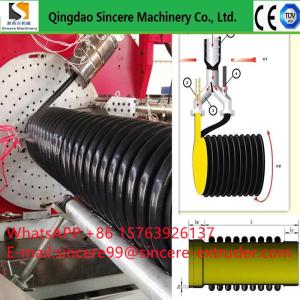 China HDPE Krah Spiral Pipe Extrusion Line 200mm-4000mm Tube Machine factory