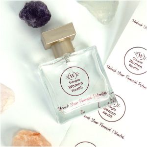 Transparent BOPP Waterproof Hot Silver Printing Private Chemical Label Sticker