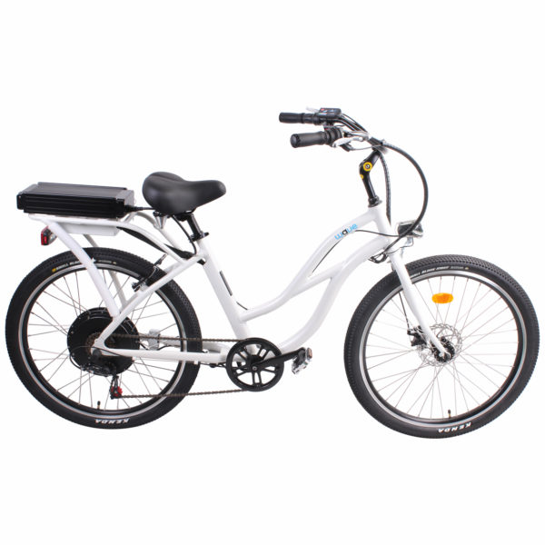 48V 500W 750W Beach Cruiser Electric Bike 6 Speed Rear Hub Motor Bicycle 48V 10.4Ah