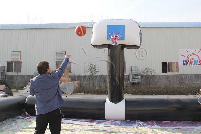 Environmental Friendly Inflatable Basketball Court For Leisure Center