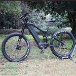 27.5 Inch Electric Fat Tire Mountain Bike 1000w 48v With BAFANG Middle Motor