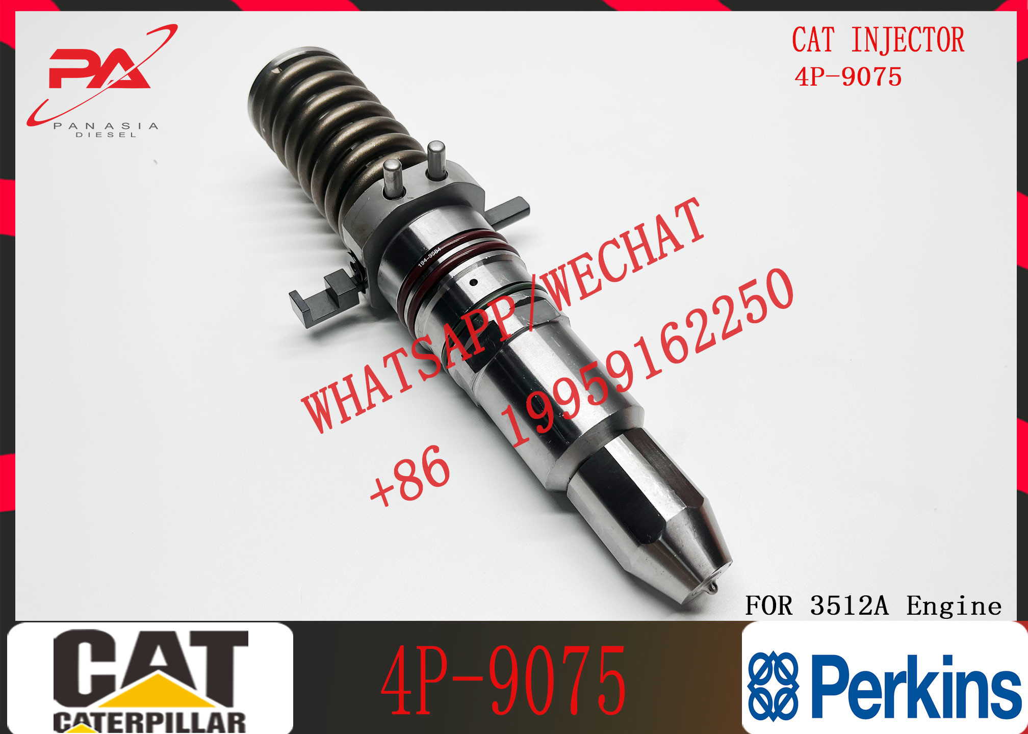 Diesel Fuel Injectors Nozzles 4P9075 3508 3512 3516 0R-3051 7E-3382 9Y-1785 7C-4184 For caterpillar CAT