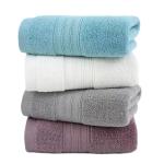 Cotton Ultra Soft Fabric for Bath Towels in Pink Yellow and Blue at Prices