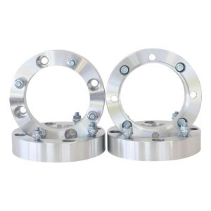 Silver 4x156 ATV Wheel Spacers 1.5 Per Side For Polaris Sportsman Predator RZR
