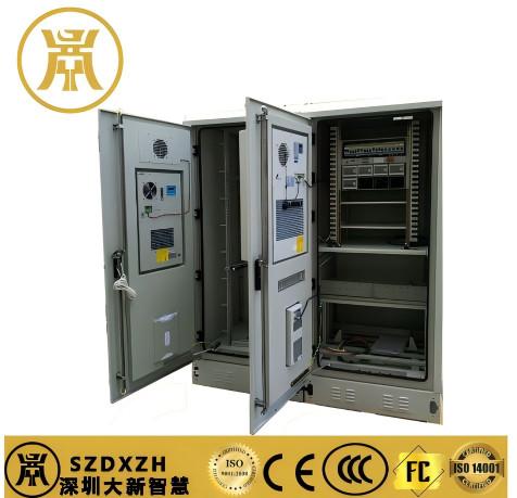 Two Bay Anti Corrosion Waterproof Electrical Cabinet With Cooling And Battery