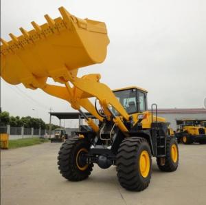 China CE ISO Front Wheel Loader Machine Bucket Automatic Leveling Ability factory