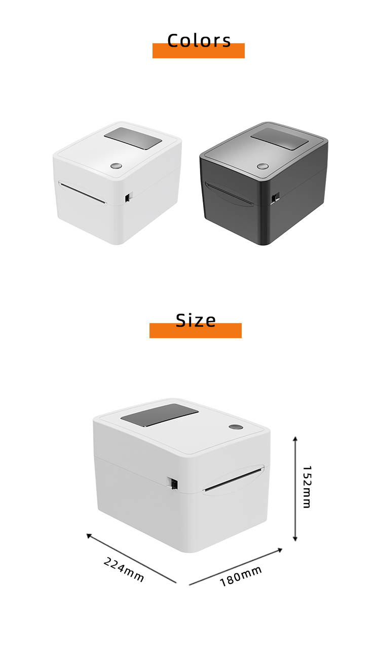 Thermal Barcode Label Printer With Label Holder– Compatible with Amazon Ebay Etsy Shopify 4×6 Shipping Label Printer