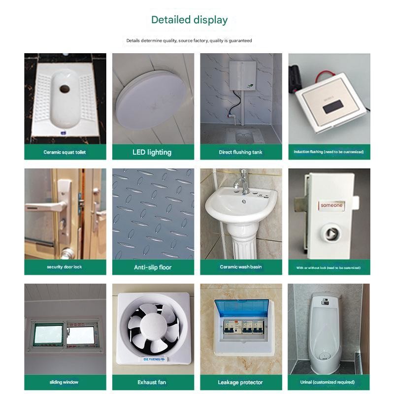 Scenic Area Outdoor Environmental Protection Toilet Sanitation Mobile Toilet