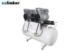 Less 20 Gallon Dental Oil Free Air Compressor 1680W Low Noise 4 Chairs Supply