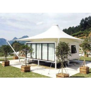 Permanent Architectural Shade Structures Weatherproof Corrosion Resistance