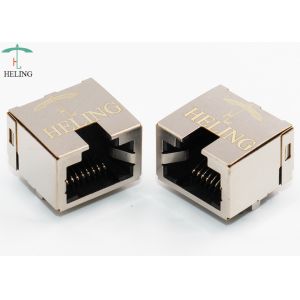 Right Angle Female Ethernet Connector RJ45 Plug For Networking Modem