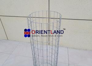 China 4.0mm Wire Diameter 32cm Round Gabion Column factory