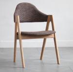 Mail Packing Nordic Style Cloth Artist Home Leisure Solid Wood Dining Chair with