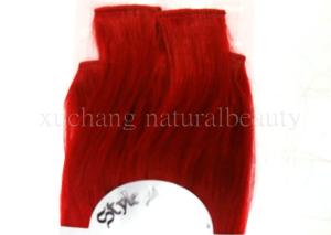 China Light color Personalized European Straight Real Hair Clip In Hair Extensions double machine weft factory