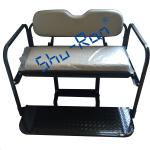 Golf Cart Rear Flip Back Seat Kit for Yamaha Drive -Stone Gray