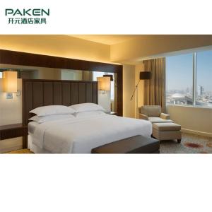 China Light Color Solid timber Hotel Bedroom Furniture factory