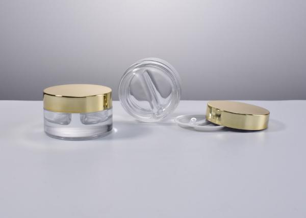30ml +30ml Flint Glass Cosmetic Jars-Perfect for Eye Masks & Creams, Color &
