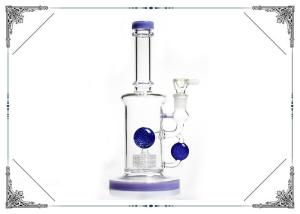 China Tyre Percolator Glass Bongs 14.4mm Joint Size Heady Glass Tobacco Pipe factory