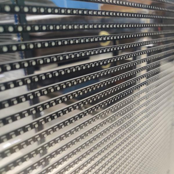 V140° View Angle High Transparent Advertising LED Display For Taxi Car Bus Rear
