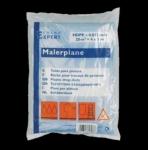 3.6M X 2.7M hdpe plastic painter's drop cloth,disposable protective painter ldpe