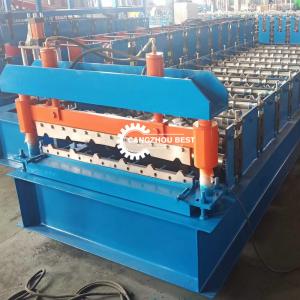 China 12-15m/Min Metal Roofing Sheet Ibr Roll Forming Machine For Iron factory